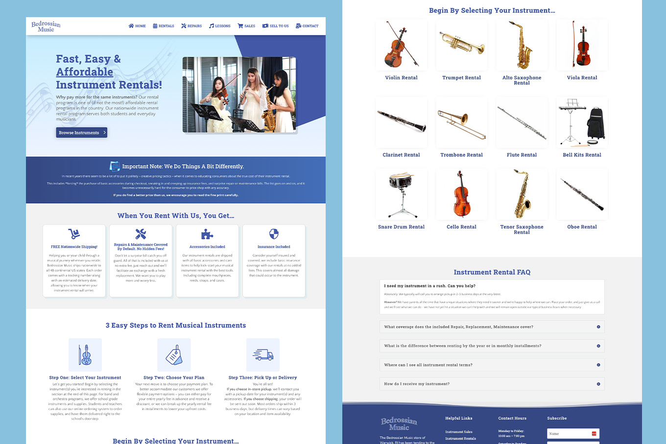 Instrument Rentals